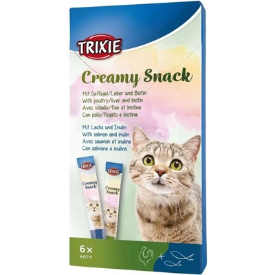 TRIXIE Creamy Snacks - кремообразно лакомство 6 х 15 гр