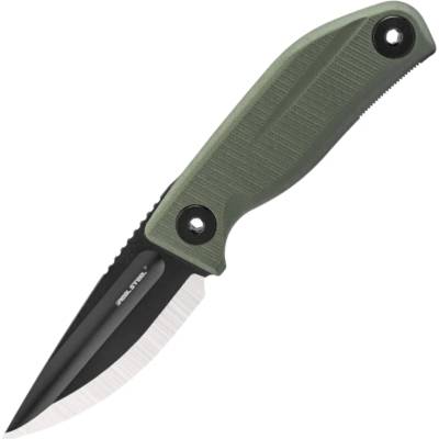 Real Steel CDX-85 New Covex, Black PVD, Green G10
