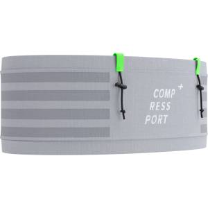 Compressport Чанта за кръст Compressport Free Belt Pro Hip bag - Gray Violet / Neon Green - размер XS/S (510-5212-0311)