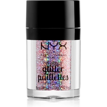 NYX Cosmetics Glitter Goals металически брокат за лице и тяло цвят 03 Beauty Beam 2.5 гр