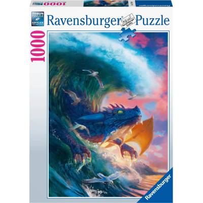 Ravensburger Пъзел Ravensburger от 1000 части - Състезание с дракони (17391)