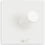 ZACK Закачалка за кърпи 5 см, бял, неръждаема стомана, Zack (ZACK40154)