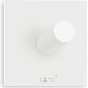 ZACK Закачалка за кърпи 5 см, бял, неръждаема стомана, Zack (ZACK40154)
