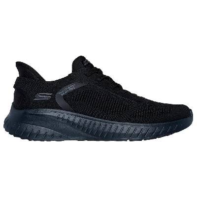 Маратонки Skechers Bobs Squad Chaos Solid Step trainers - Black (Black Knit)