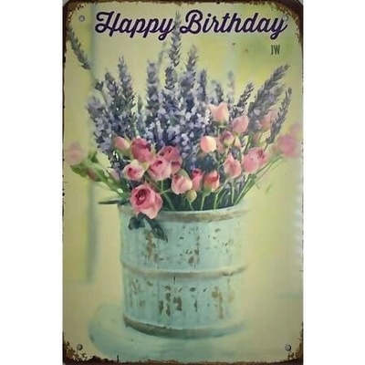 Ceduľa Happy Birgthday 40 x 30 cm