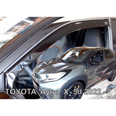 Deflektory Toyota Aygo X, 2022 predné