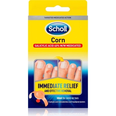 Scholl Corn Immediate Relief náplasti na odstranění kuřího oka 8 ks