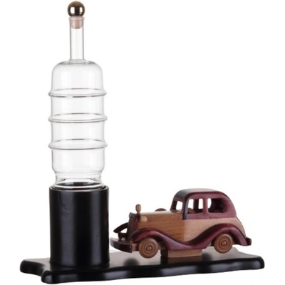 DT GLASS Dřevěné auto Bugatti s lahví v pouzdře 350 ml