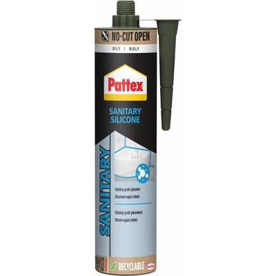 PATTEX Sanitární silikon Premium, bílý, 280 ml