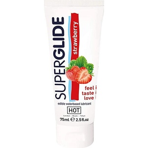 HOT SUPERGLIDE Lubricating Gel Strawberry Ягода (75 ml)