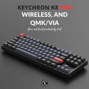 Keychron K8 Pro TKL Gateron G Pro Brown Switch (K8P-J3)