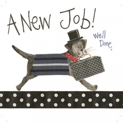 Přání s obálkou - A new job! - Alex Clark