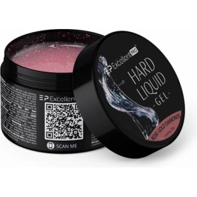 Cosmetics Zone vynikající Pro tvrdý tekutý gel s růžovo zlatými diamanty 50g