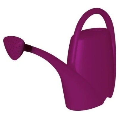 Spring Krhla plastová s ružicou 1,7l, PVC (fialová,oranžová,zelená)