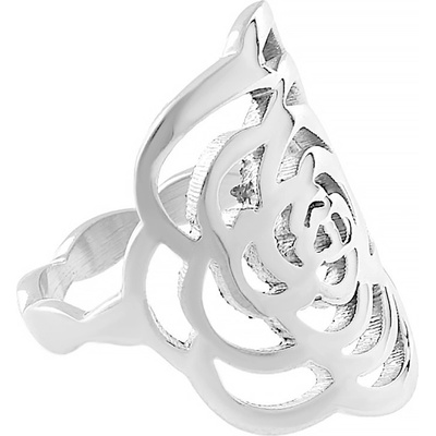 MPM Dámský ocelový nerezový prsten 6261 stříbrné barvy