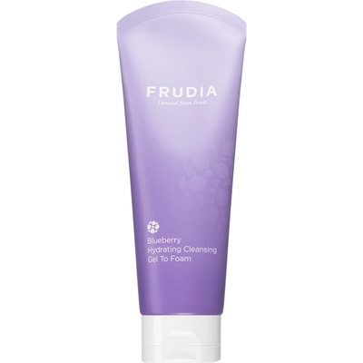 FRUDIA Blueberry Hydrating Cleansing Gel To Foam - Почистваща пяна с боровинка, 145мл