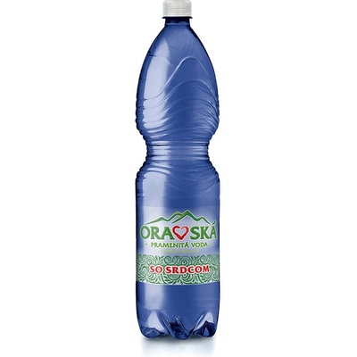 Oravská pramenitá voda jemne perlivá 1,5 l