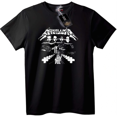 NOONEBRAND Тениска Metallica Черен Албум - 7XL, Black