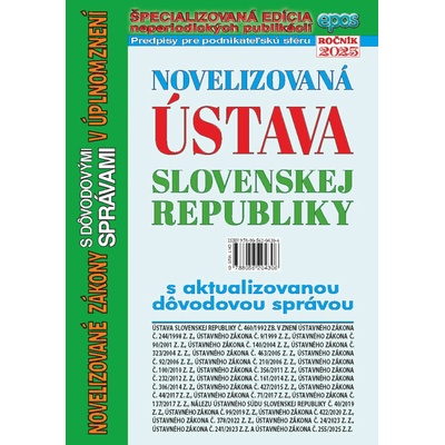 Novelizovaná Ústava Slovenskej republiky - Epos