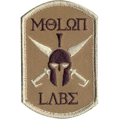 ROTHCO Nášivka MOLON LABE velcro DESERT