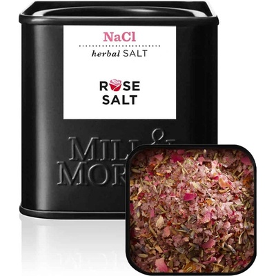 Soľ s červeným vínom ružou a bylinkami Mill & Mortar vločky 70g