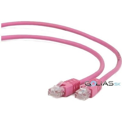 Gembird PP6-3M/RO patch RJ45 , cat. 6, FTP, 3m, ružový