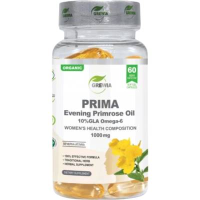 Grewia PRIMA Evening Primrose Oil 10%GLA [60 Гел капсули]