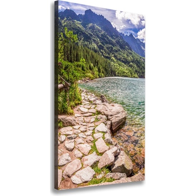 Vertikálny foto obraz na plátne Morské oko Tatry 50x100 cm