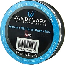 Vandy Vape Ni80 Superfine MTL Fused Clapton 30ga