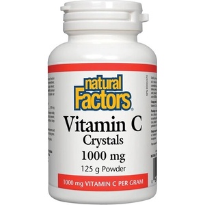 Natural Factors Витамин С, прах - Vitamin C Crystals 1000 mg, 250 дози Natural Factors (1360 NF)