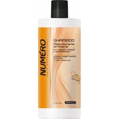 Numero Restructuring Shampoo With Oats restrukturalizační šampon s ovsem 1000 ml