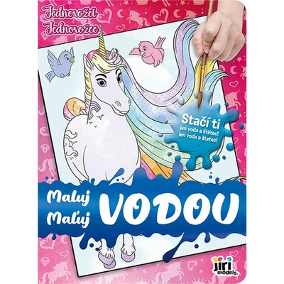 Jiri Models Omalovánka Maluj vodou Jednorožci