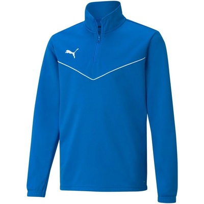 Puma Jr Teamrise 1/4 Zip Top 657395-02 modrá