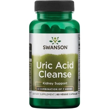 Swanson Uric Acid Cleanse, 60 капсули, Swanson (SWU849)