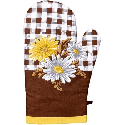 Frobyt Kuchyňská chňapka GERBERA, hnědá, 28x18cm – Zbozi.Blesk.cz