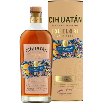 Cihuatán Dualidad 18y Folklore Svět nápojů 53,6% 0,7 l (tuba)