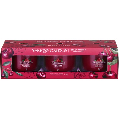 Yankee Candle Black Cherry 3 x 37g
