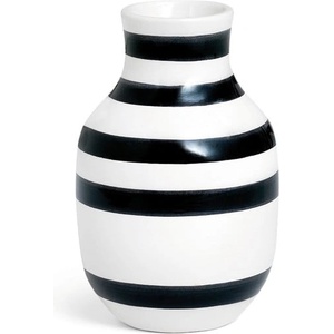 Kähler Design Ваза от черно-бял фаянс, височина 12, 5 cm Omaggio - Kähler Design (690186)