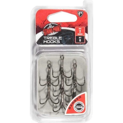 Fox Rage Trojháček Strike Point Treble Hooks vel.2 6 ks