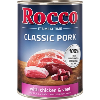 Rocco Classic Pork kuřecí a telecí 6 x 400 g