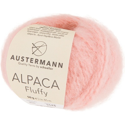Pletací příze Austermann Alpaca Fluffy Barva: 20 ROSA