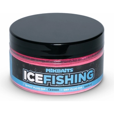 Mikbaits Sypký Fluo Dip Ice Fishing Range Cesnak 100 ml