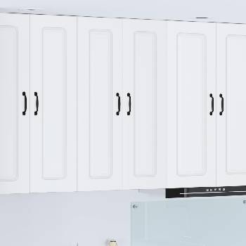 vidaXL Панел за миялна машина Kalmar Бяло 60 x 31 x 100 см (884784)