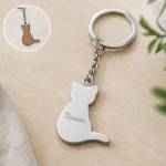 Art Gift Decor Ключодържател Коте с гравиране