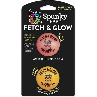 Spunky Pup Svítící míček 2 ks 5 cm