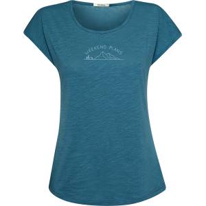 GreenBomb Дамска тениска GreenBomb Women's Weekend Plans Cool T-Shirt - True Blue (916-7009-0114)