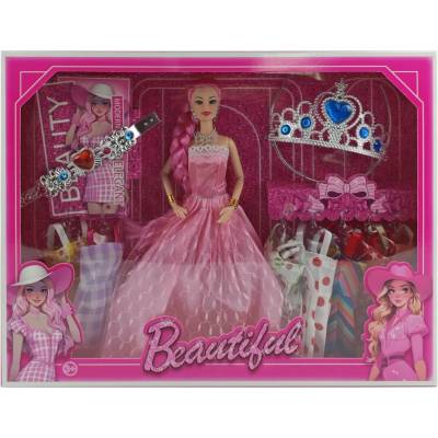 Armtoys КУКЛА С РОКЛИ И КОРОНА В КУТИЯ