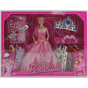 Armtoys КУКЛА С РОКЛИ И КОРОНА В КУТИЯ