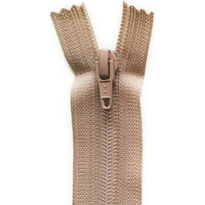 YKK zip spirálový nedělitelný, béžový - 30 cm