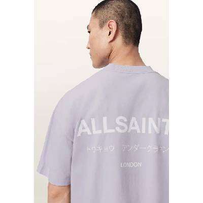AllSaints уголемена тениска мъжка от памук MINA (M071PB)